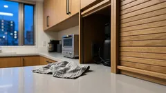 キッチンの作業台が散らかる理由は家電だった： “見せない”収納に切り替える7つの整え方（2026）